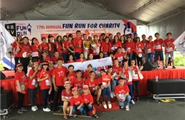 Nhân viên Prudential tham gia chạy bộ gây quỹ từ thiện Fun Run 2017 